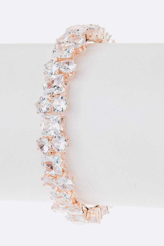 CZ Bridal Bling Bracelet